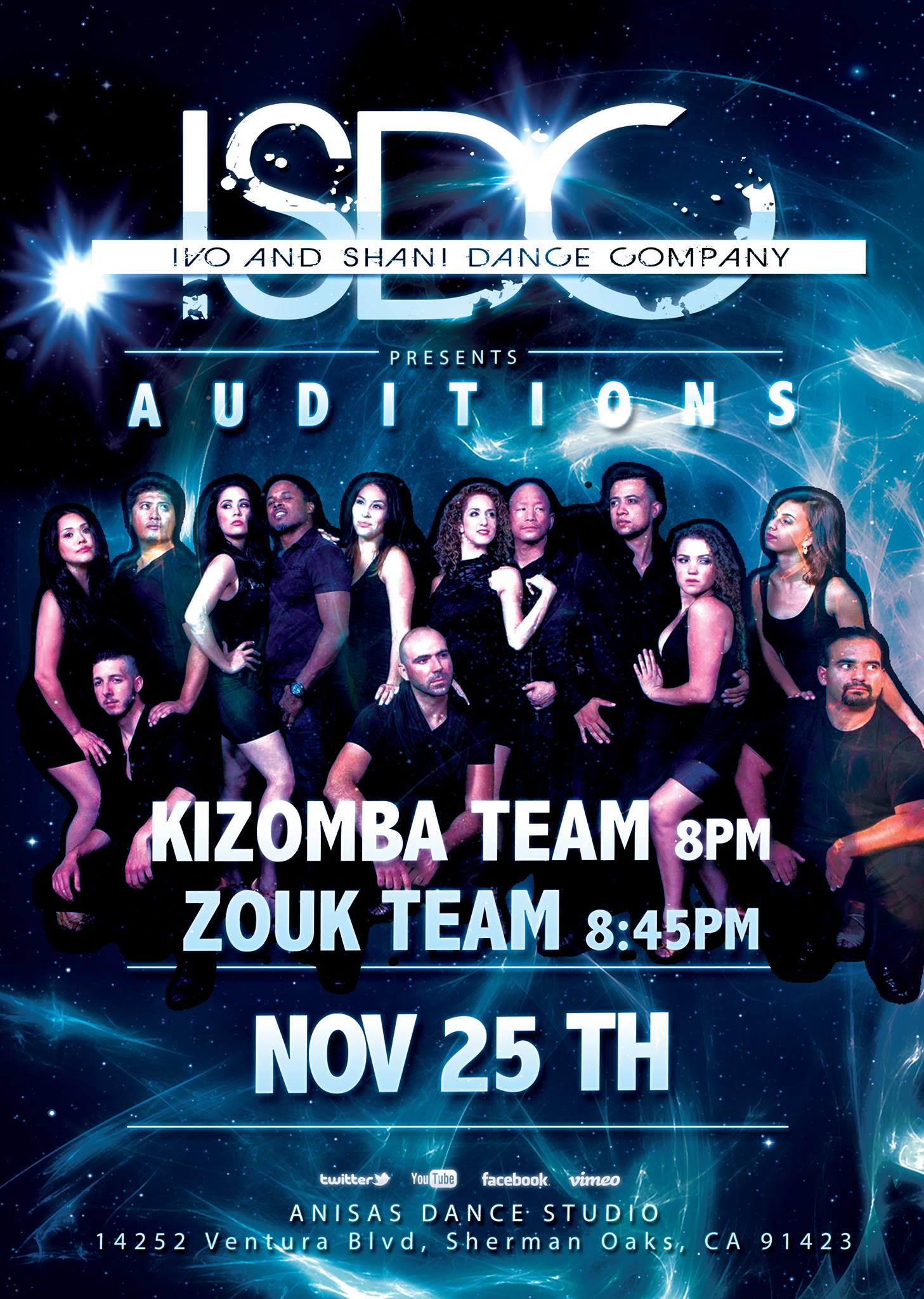ISDC LA Zouk and Kizomba Team AUDITIONS