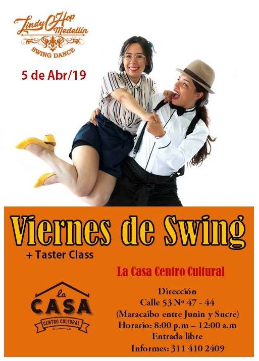 Viernes de Swing + Taster Class.