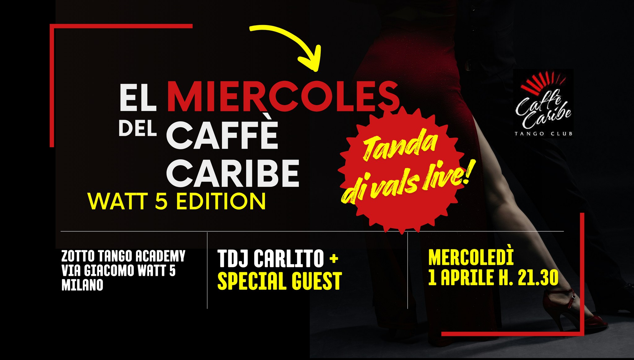 TDJ CARLITO EL MILONGUERO + TANDA VALS LIVE CON IVO BERTINO! 🎉 CAFFE' CARIBE @VIA WATT 5