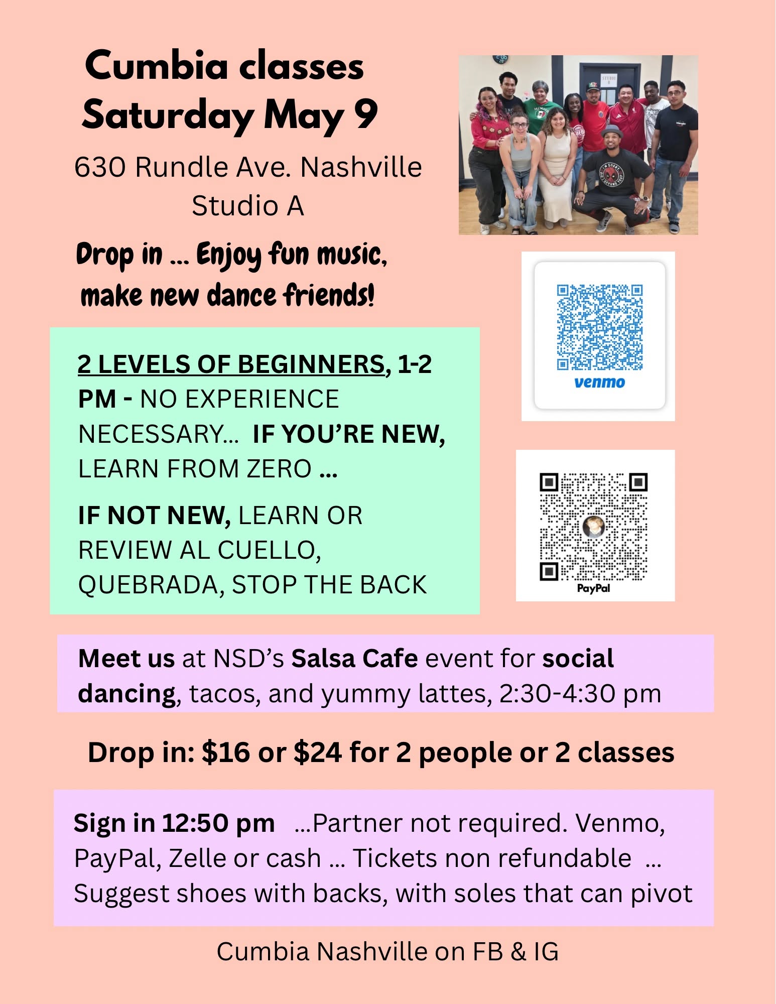 Beginner Cumbia Series Week 4