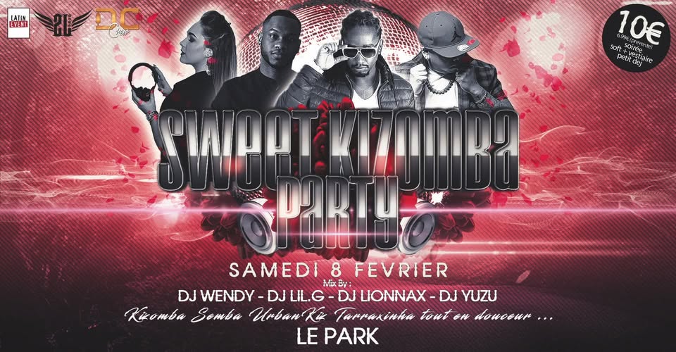 Samedi 8 Fevrier - Sweet Kizomba Party - vente sur place possibl