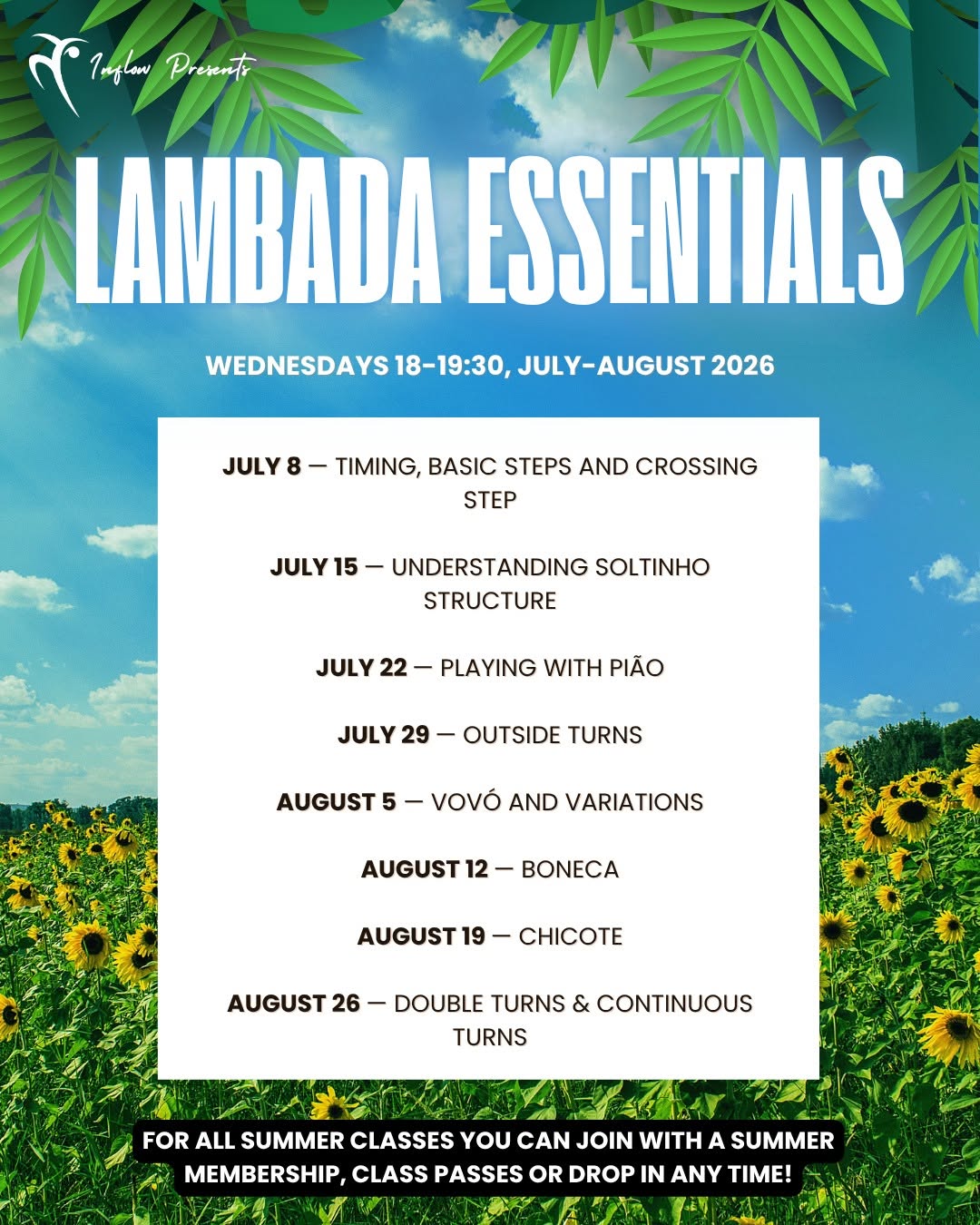 Lambada Essentials - Wednesday Summer Drop-In