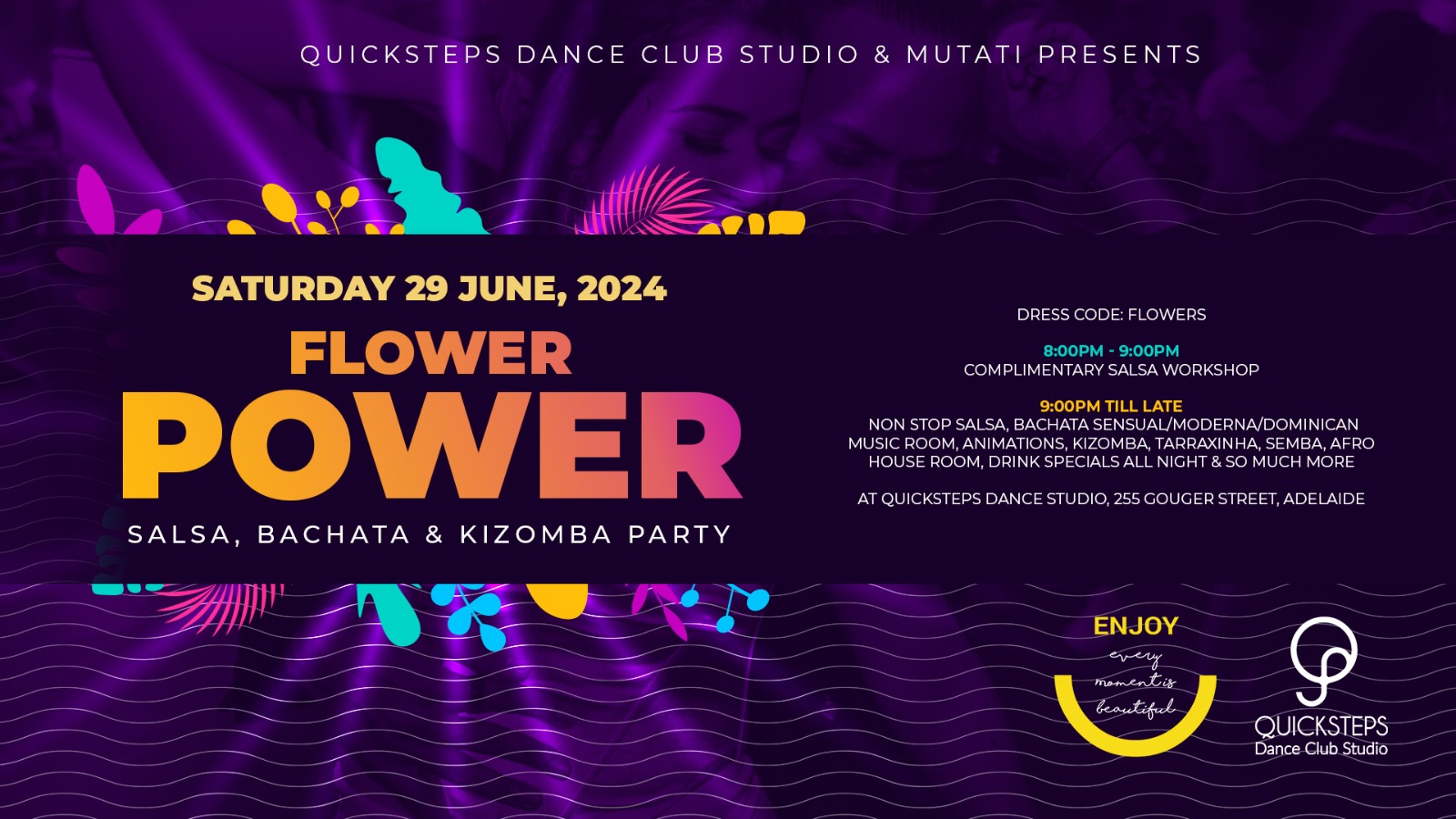 Flower Power Salsa, Bachata & Kizomba Party