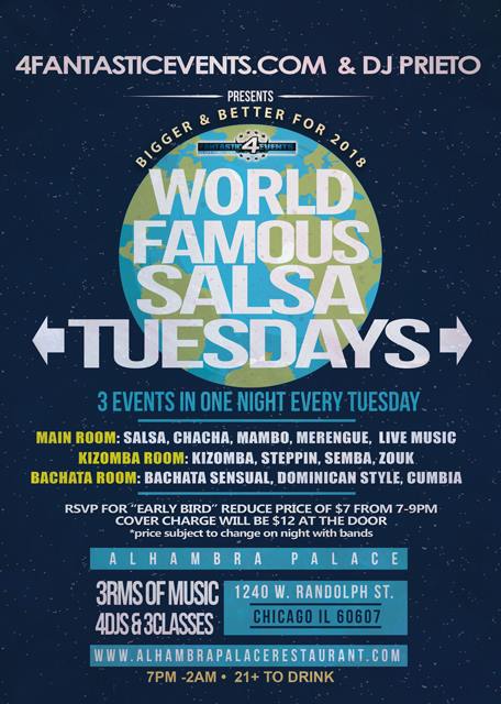 Special Tix Offer! "2 For" Salsa Tuesday w CISC Kick-Off Tix