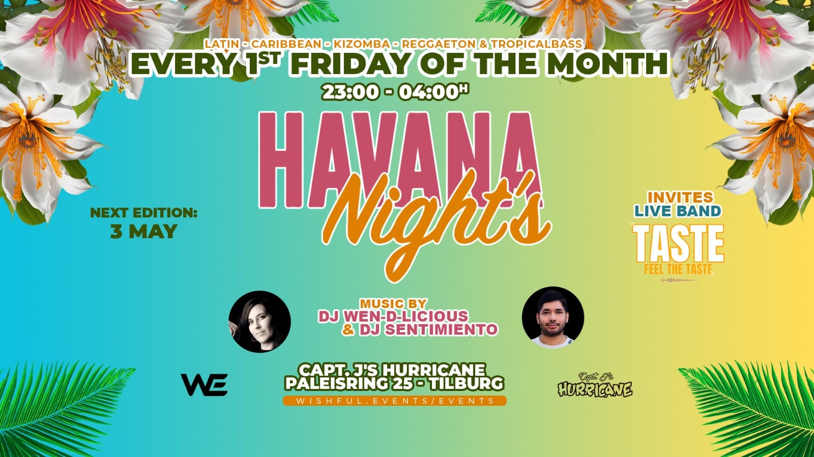 Havana Night's invites TASTE (Live band)