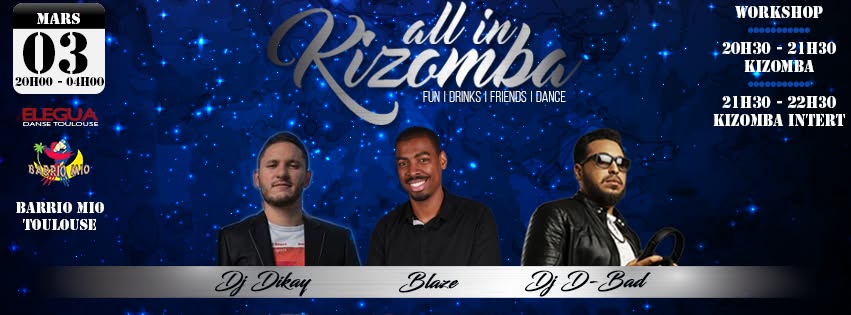 All In Kizomba - Cours & Soirée Djs - Toulouse