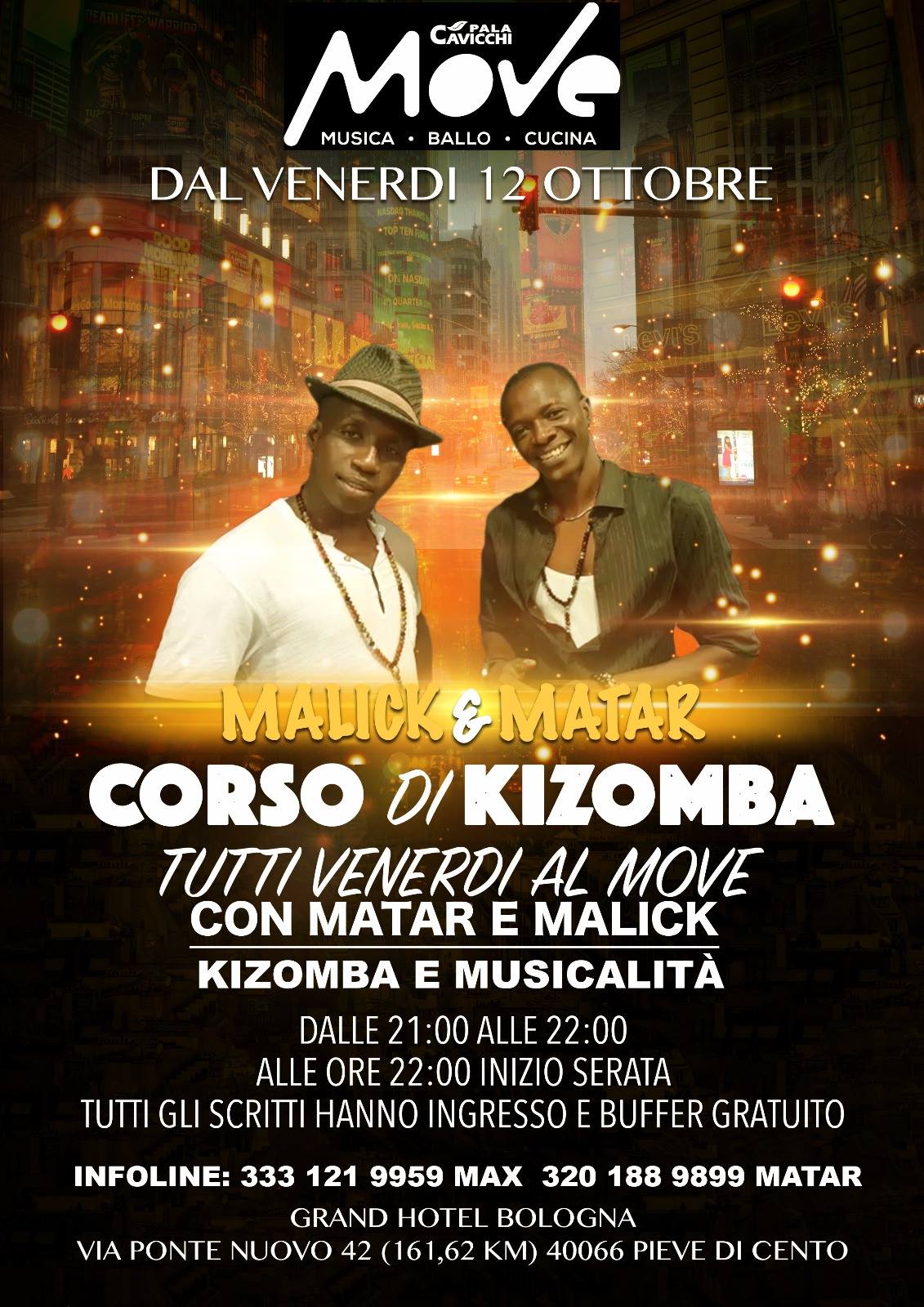Inagurazione Invernale Serata Kizomba al Move
