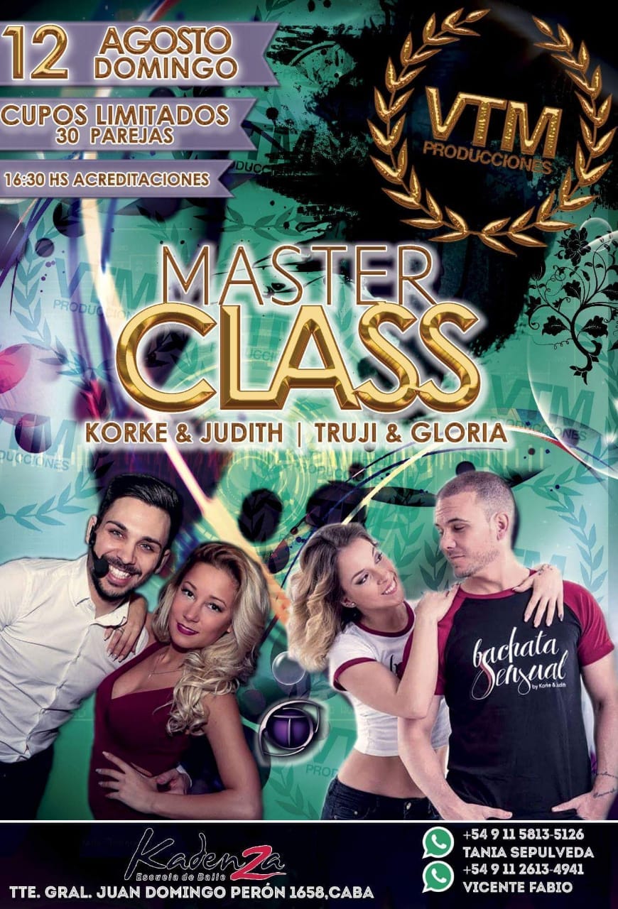 Masterclass VTM Korke y JudithTruji y Gloria