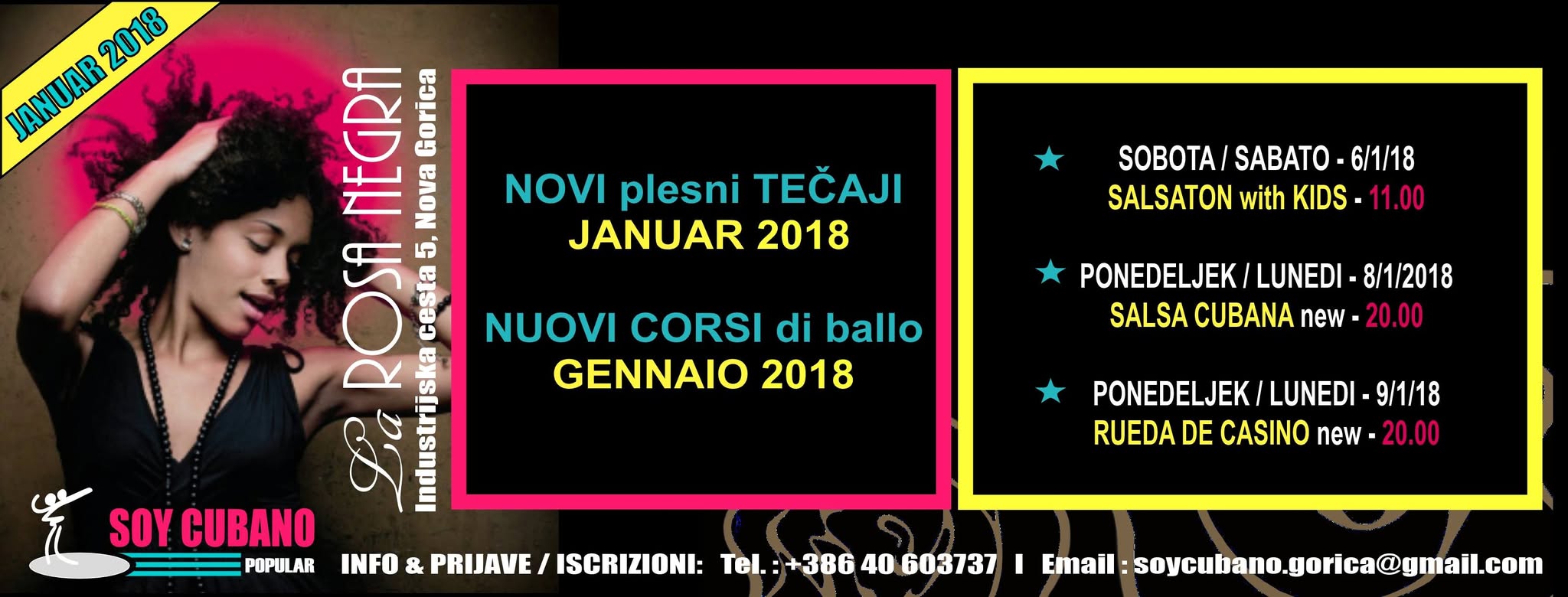 *** NUOVE ISCRIZIONI *** NOVI VPISI *** 8_1_2018