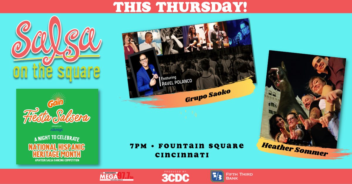 Salsa On The Square "Fiesta Salsera" Dance Competition with Grupo Saoko & Heather Sommer