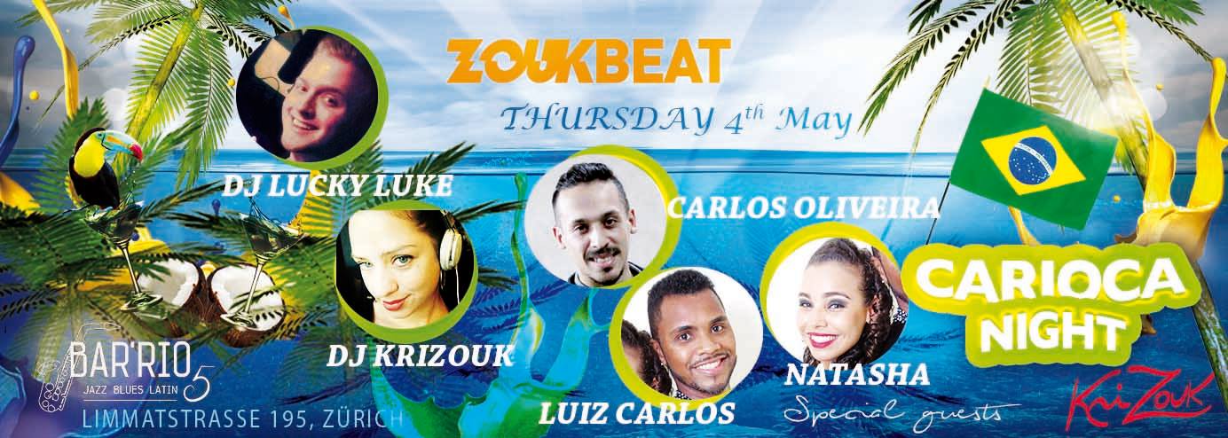 Carioca Night! Zoukbeat Thursday mit Workshops!