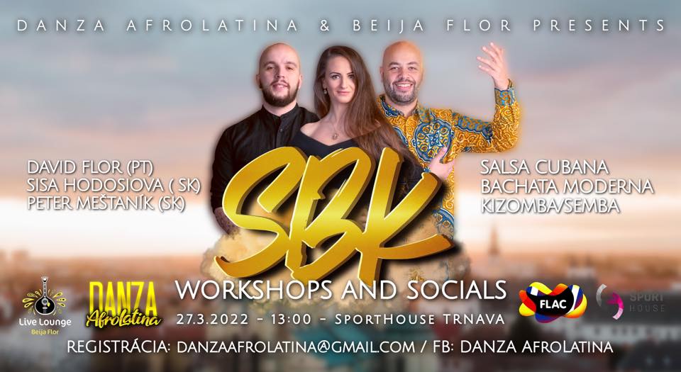 SBK WORKSHOPS AND SOCIALS by DANZA AfroLatina and BeijaFlor Lounge