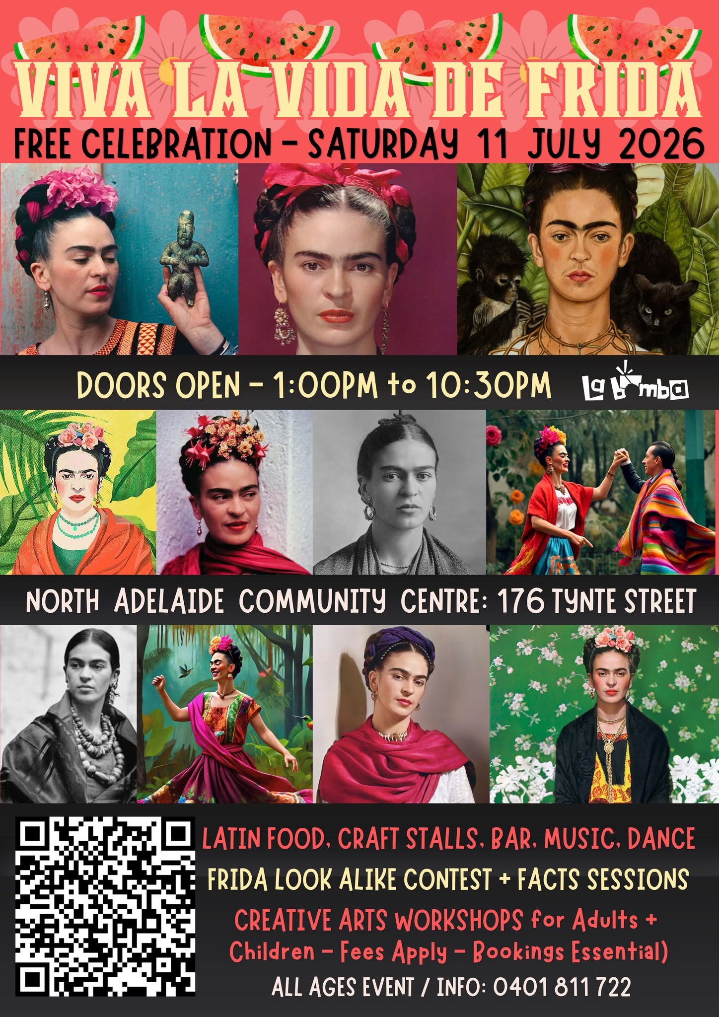 VIVA LA VIDA DE FRIDA CELEBRATION + Venezuela Food Fundraiser