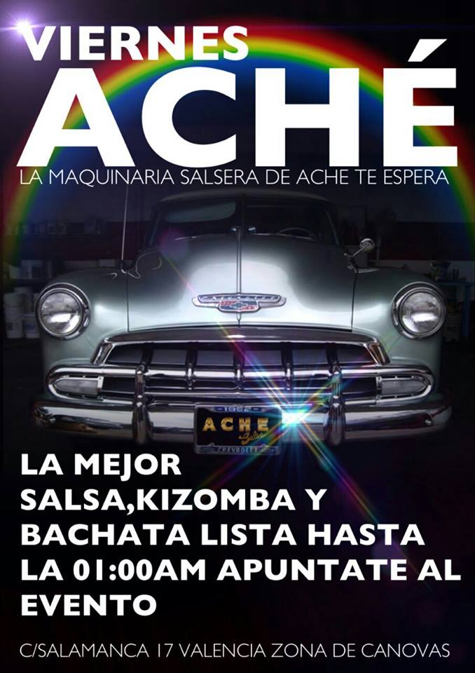 VIERNES LISTA GRATIS ACHÉ VALENCIA