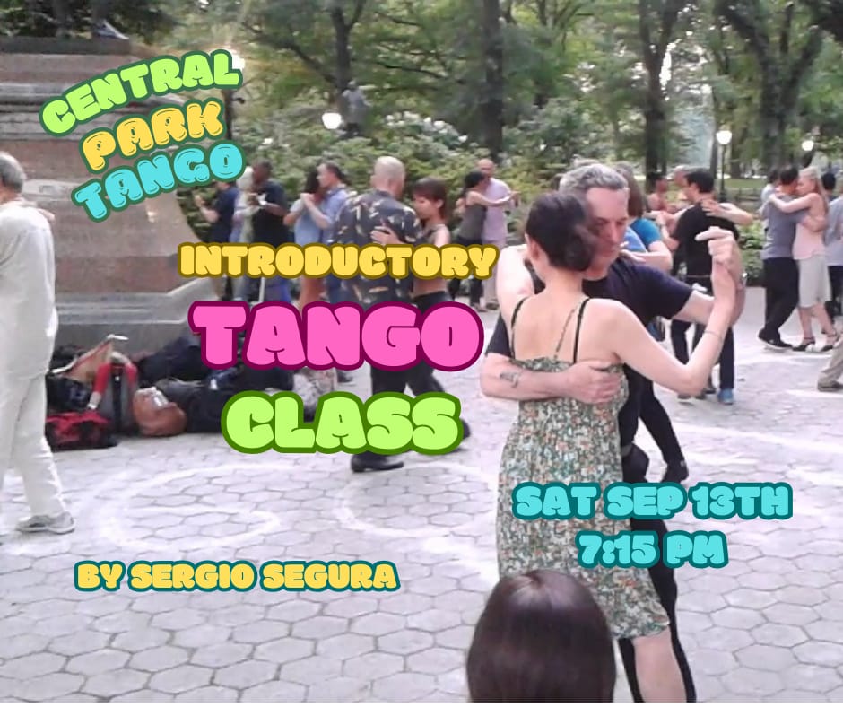 Central Park Tango Absolute Beginner Intro Class