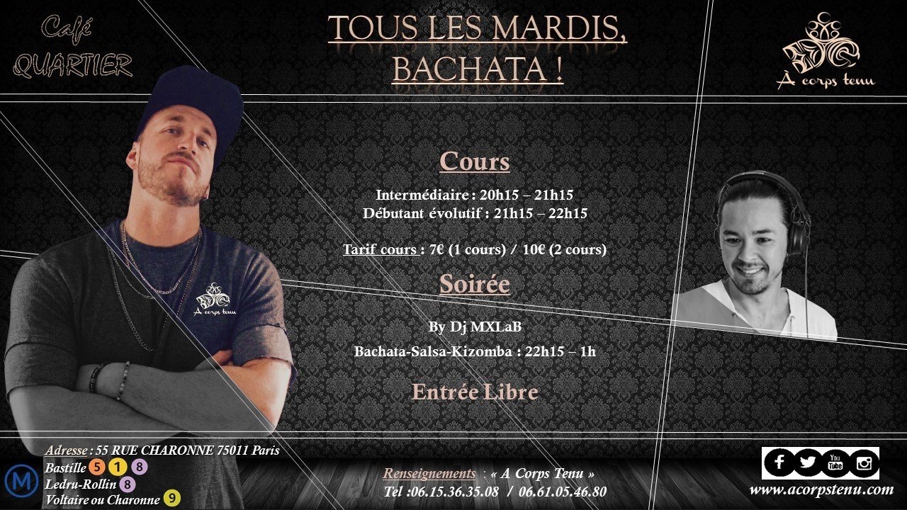 NUEVA Bachata, Le Mardi, c'est Permis !