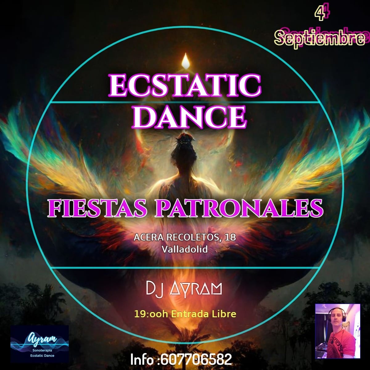 Ecstatic Dance Fiestas Patronales de Valladolid