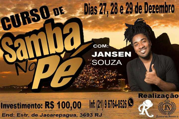 Curso Relâmpago de SAMBA NO PÉ (Feminino & Masculino) com Jansen Souza