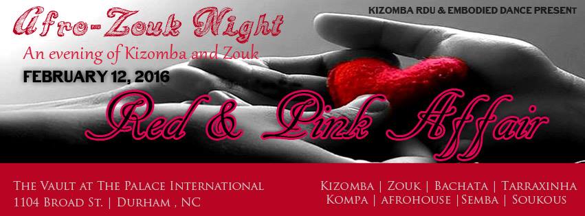 Afro-Zouk Night Red and Pink Affair - with Brazilian Zouk and Kizomba Workshops
