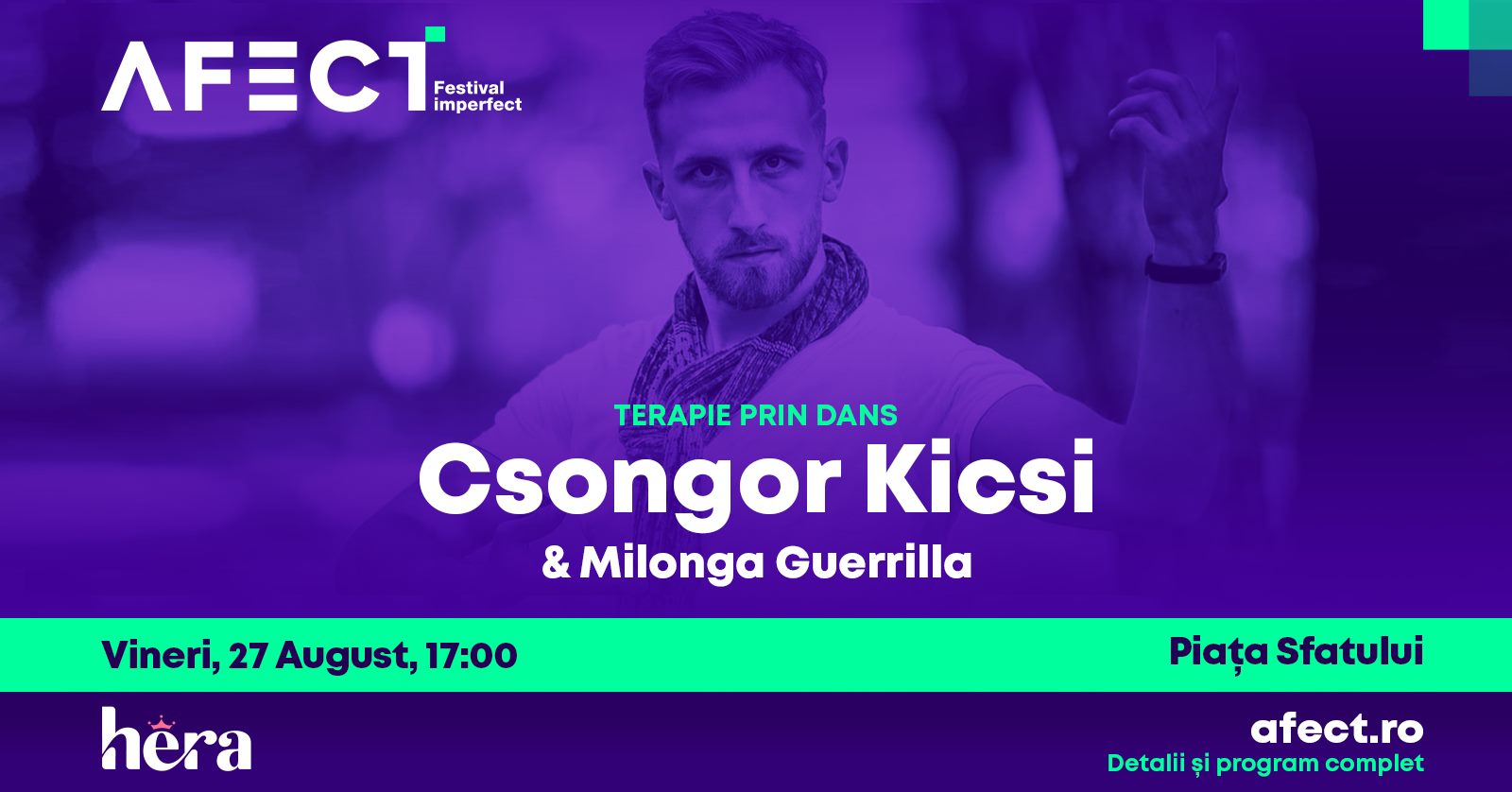 Milonga Guerrilla în Piața Sfatului Brașov