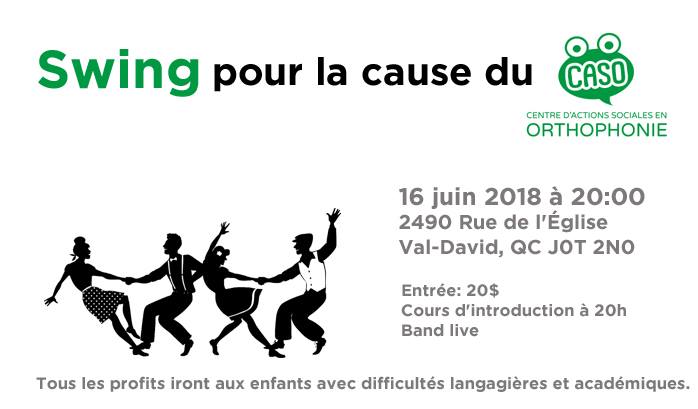 Soirée bénéfice SWING CASO