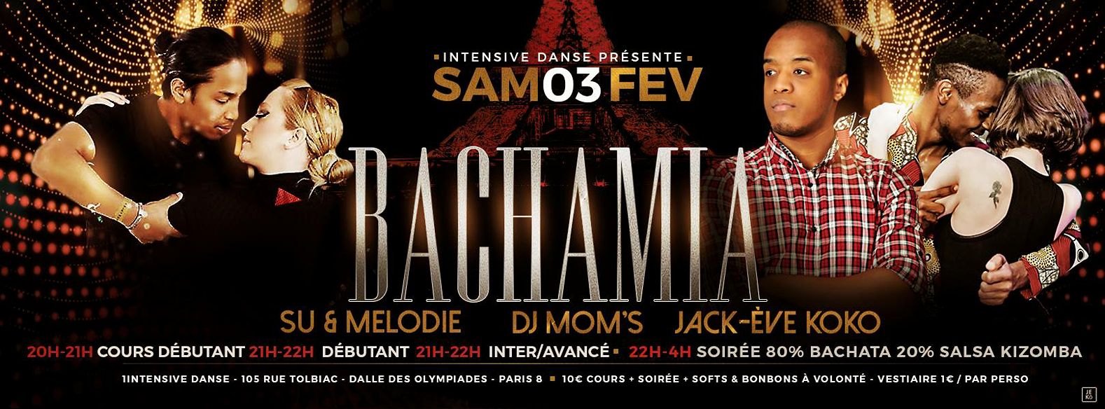 Bachamia Crèpes avec Su y Mélodie - Jack Eve Koko. Puis Dj Mom's