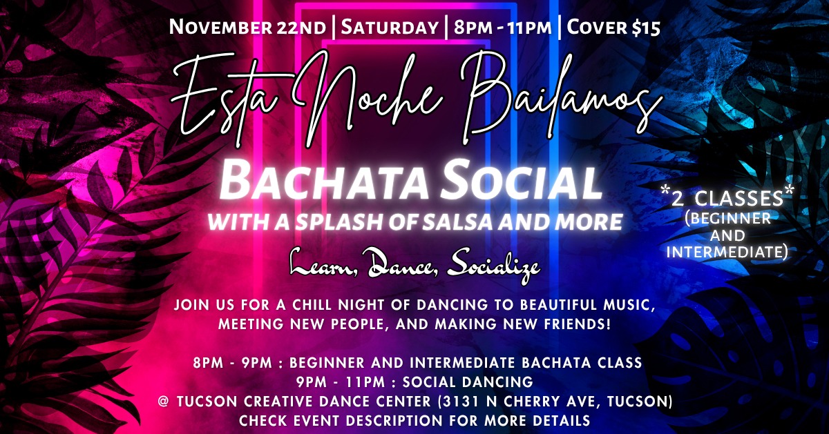 Esta Noche Bailamos Bachata Social - Two Bachata Classes!