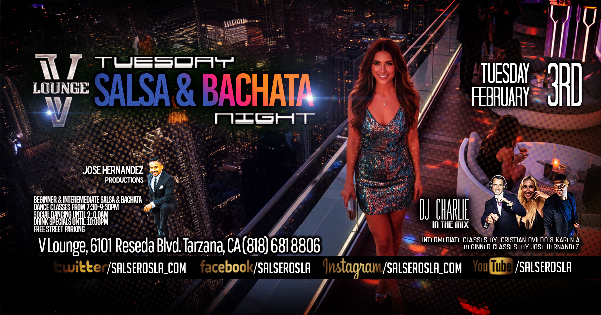 Salsa and Bachata Tuesday in Tarzana CA