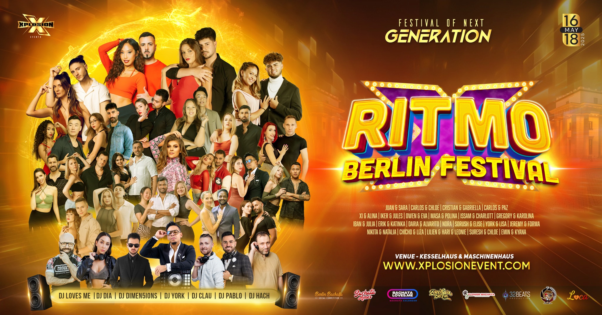 RITMO BERLIN BACHATA FESTIVAL 2025 - Festival of Next Generation