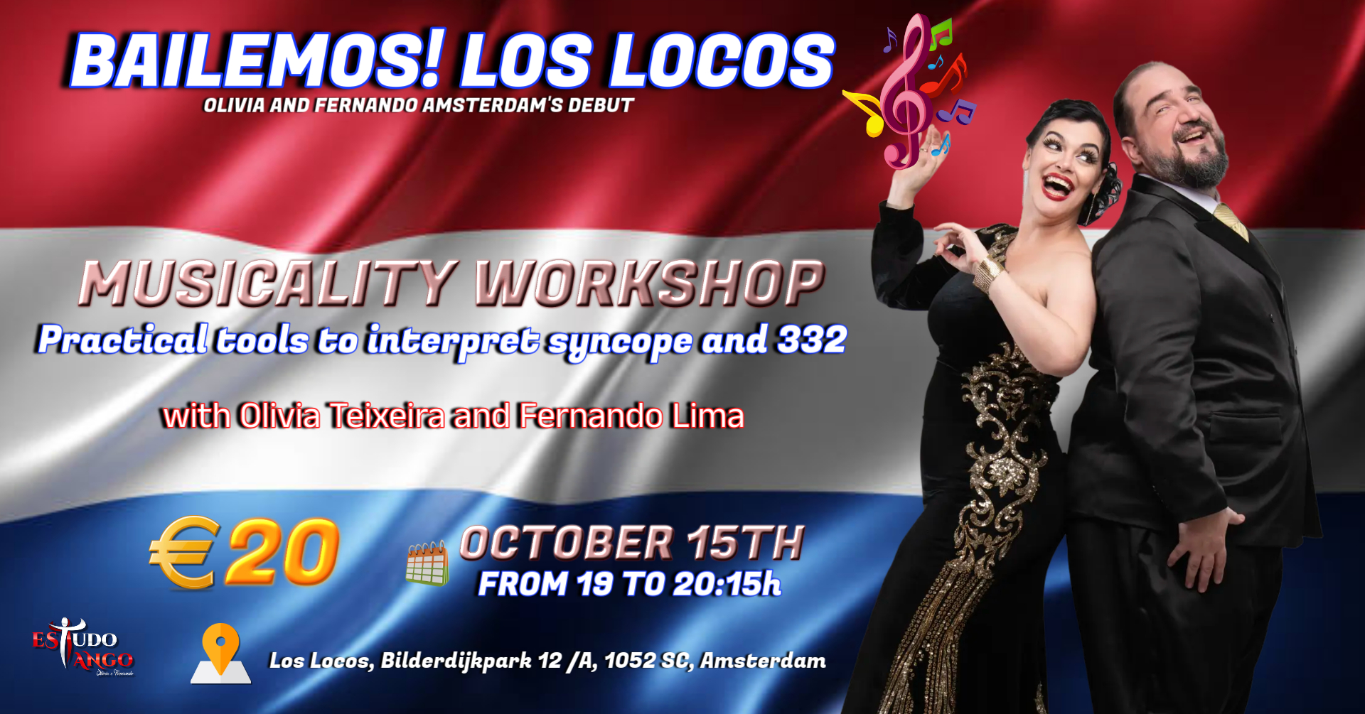 Bailemos! Los Locos - Olivia and Fernando's Musicality Workshop