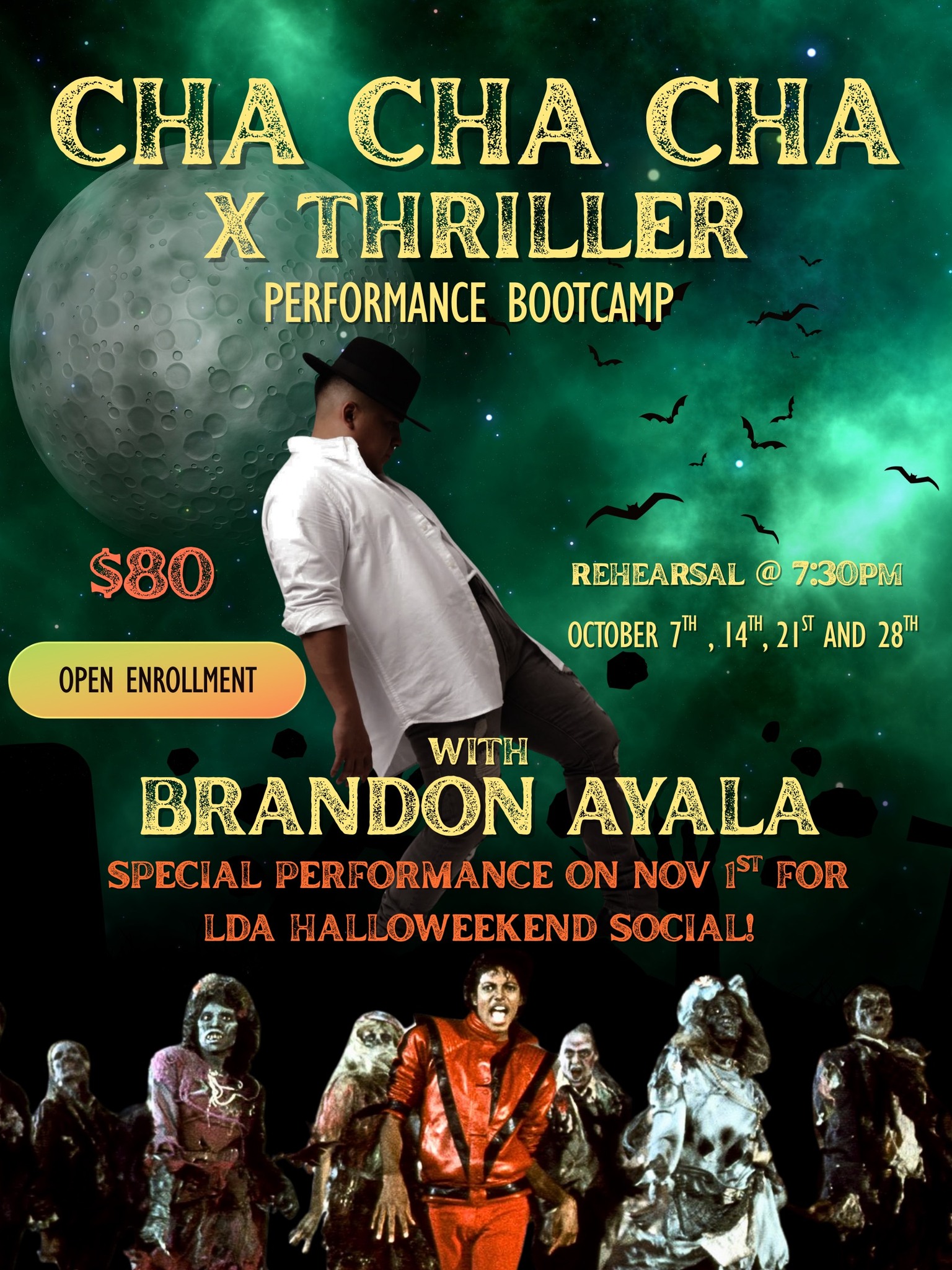πCha Cha Cha X Thriller Bootcamp Challenge with Brandon Ayala π