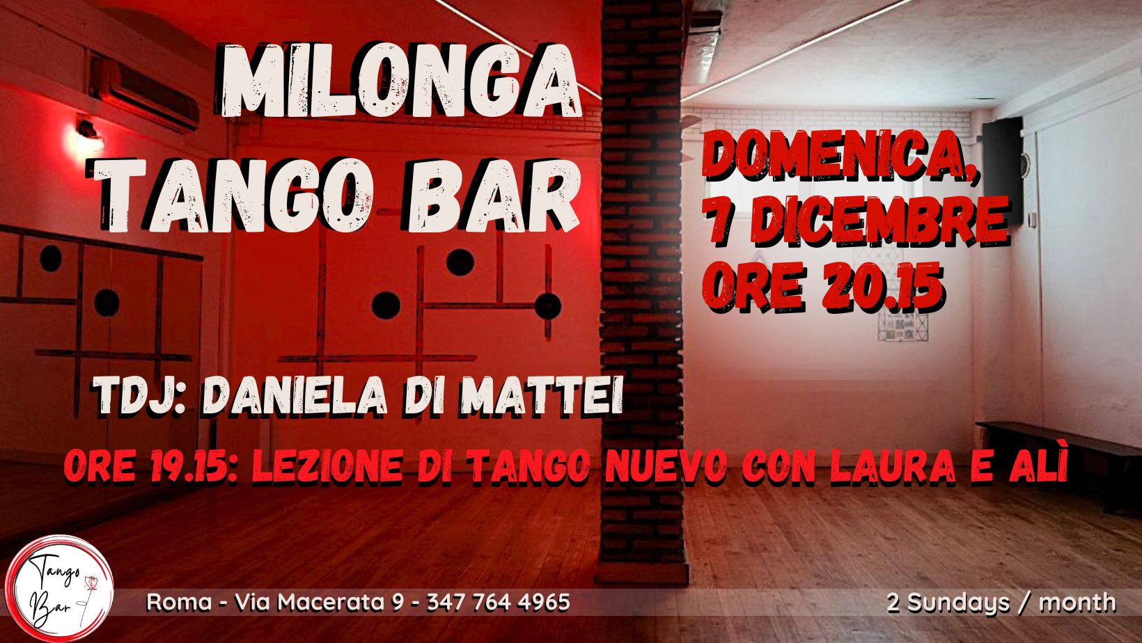 MILONGA TANGO BAR ROMA - Tdj Daniela Di Mattei