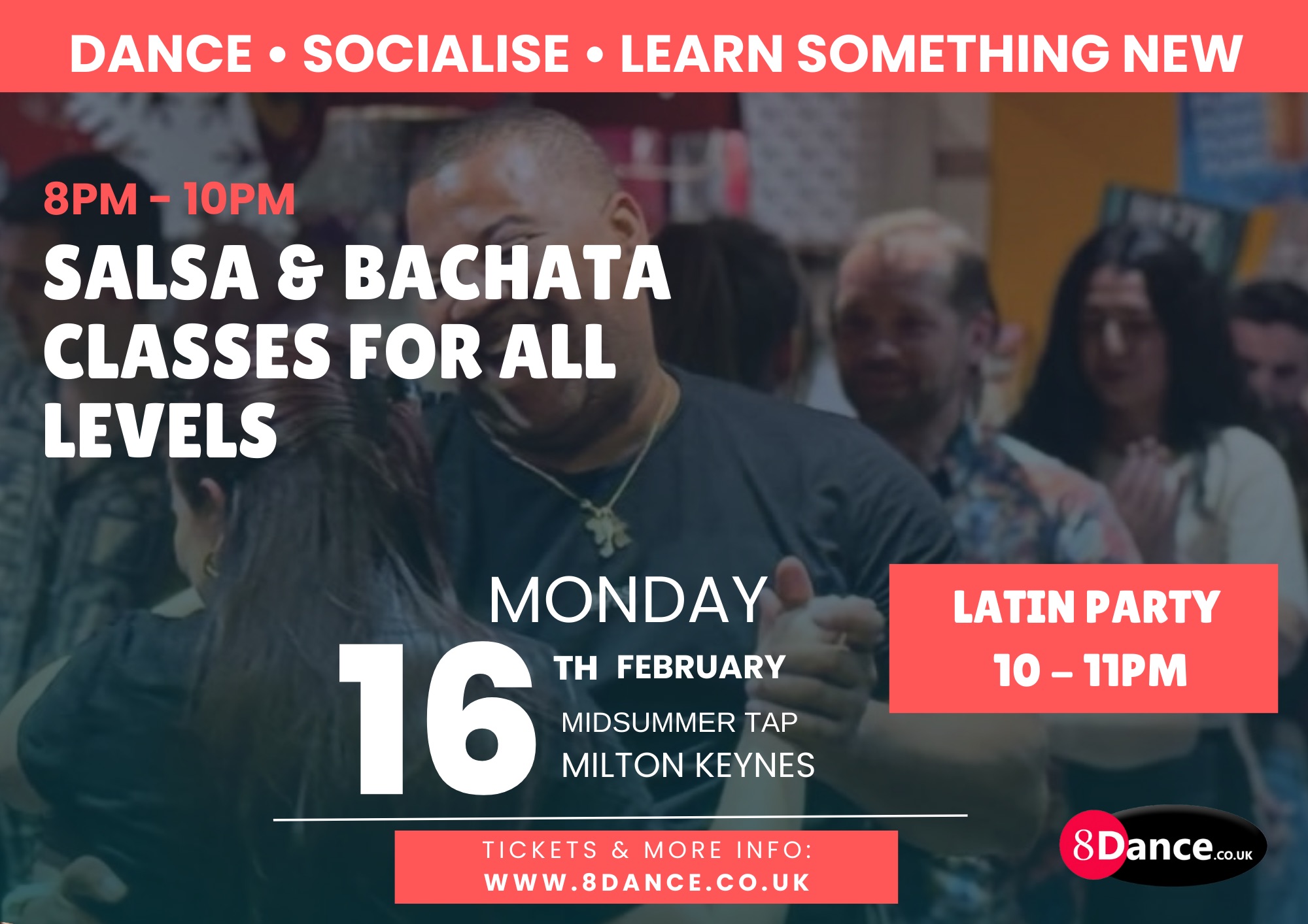 8Dance Mondays Salsa&Bachata Classes ❤️🔥