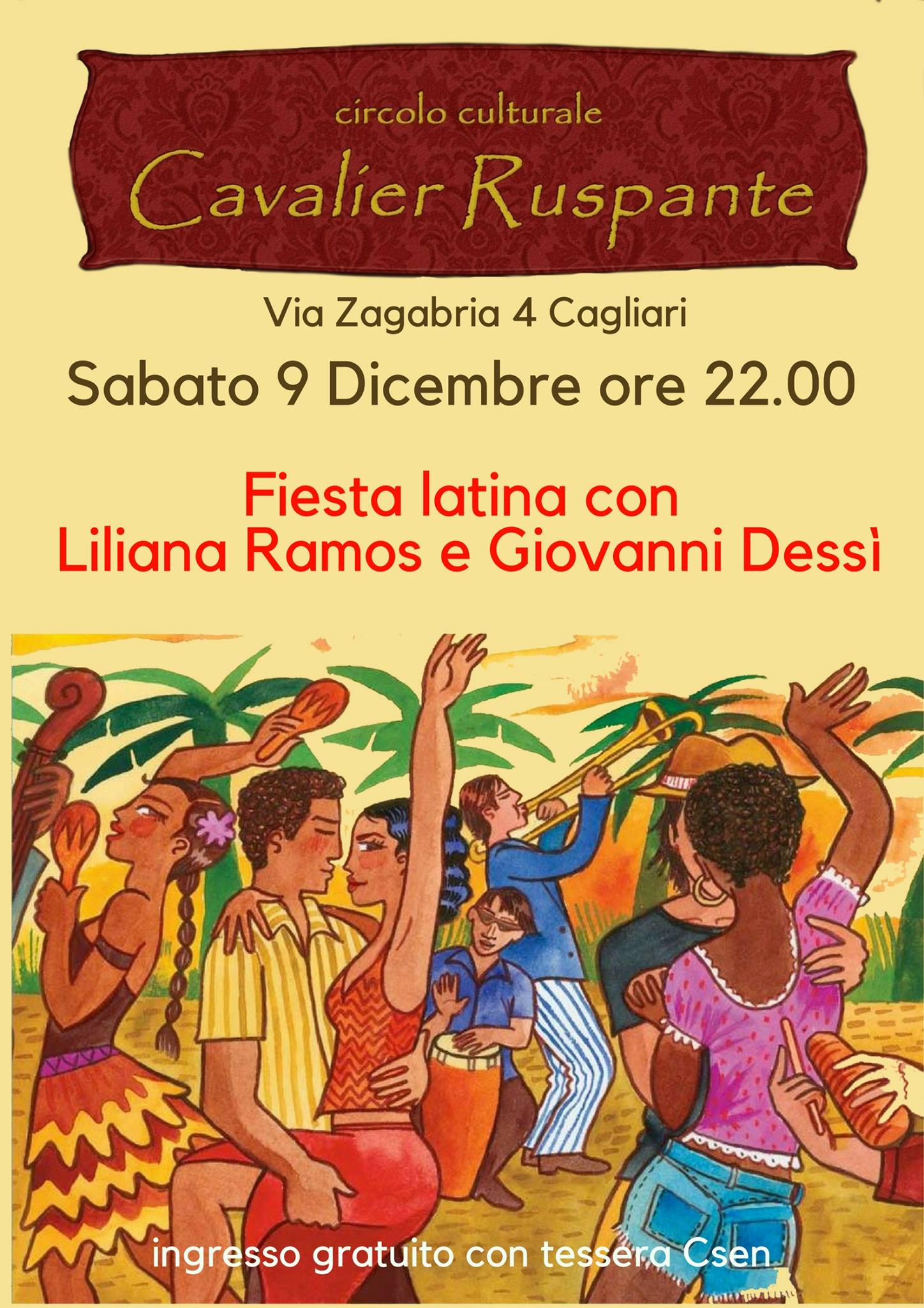 Fiesta Latina al Cavalier Ruspante
