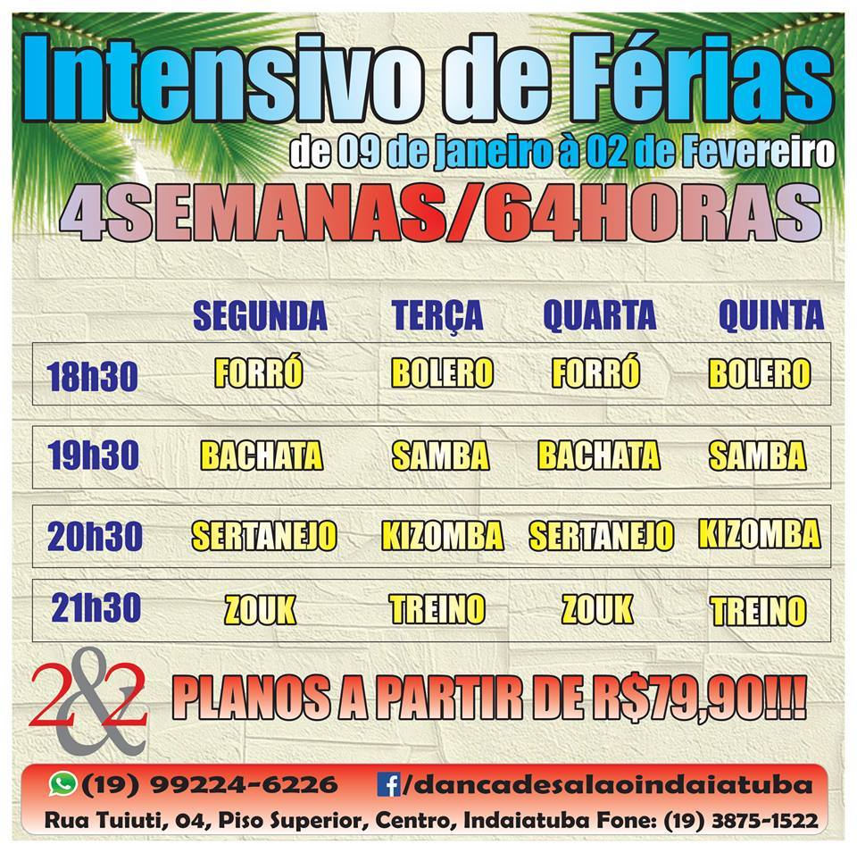 Intensivo de Férias Janeiro 2017