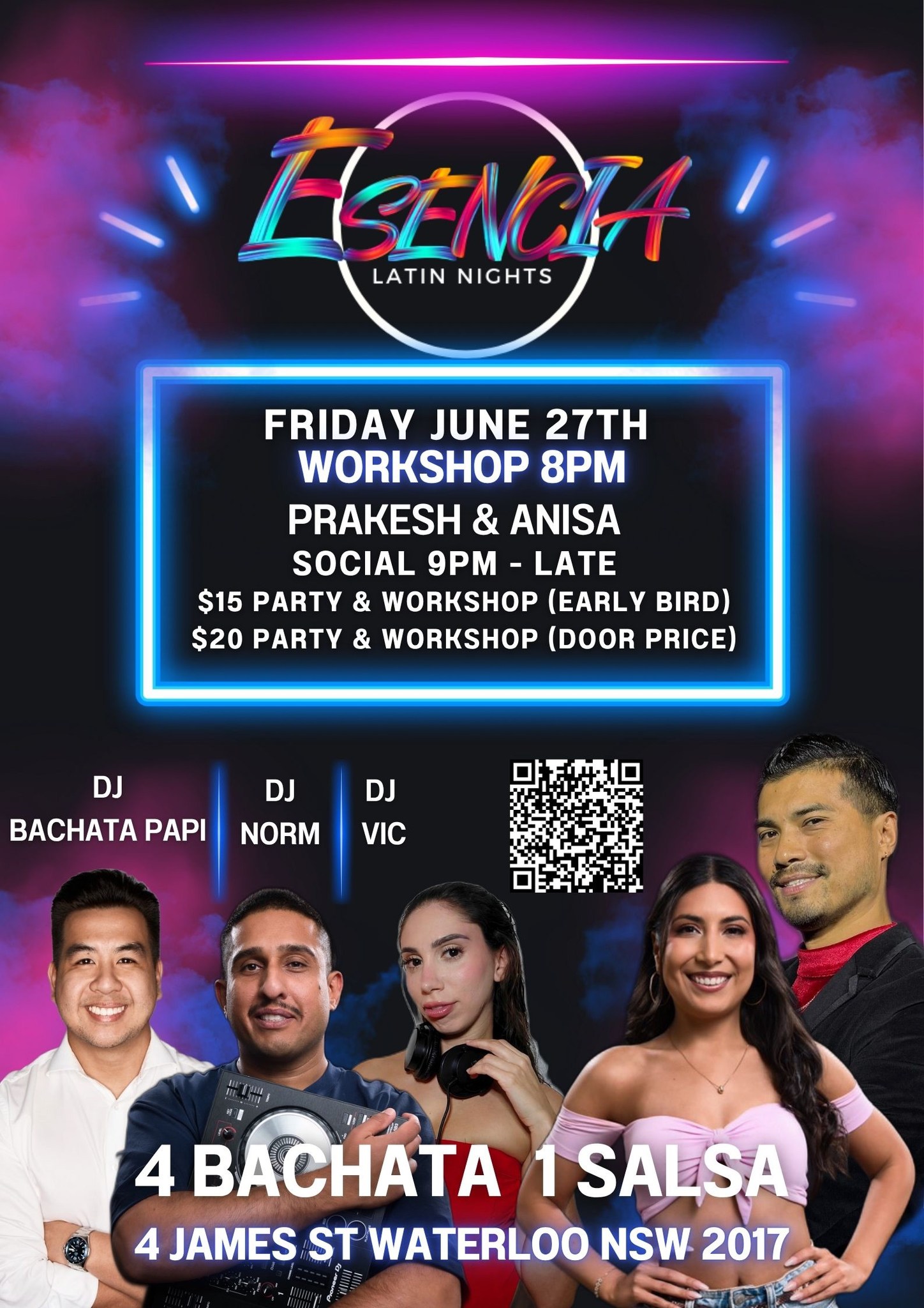 Esencia Latin Nights - Friday 27th June 2025