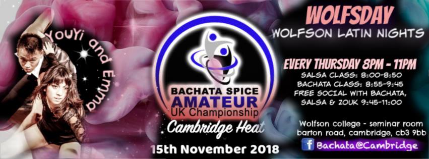Wolfson Latin Nights: Guest teachers and Bachata Amateur Heat