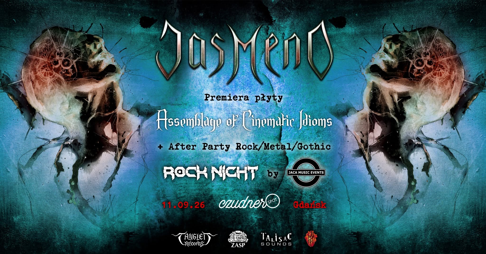 Premiera płyty JASMENO "Assemblage of Cinematic Idioms" + After Party ROCK NIGHT Czudner SPOT GD
