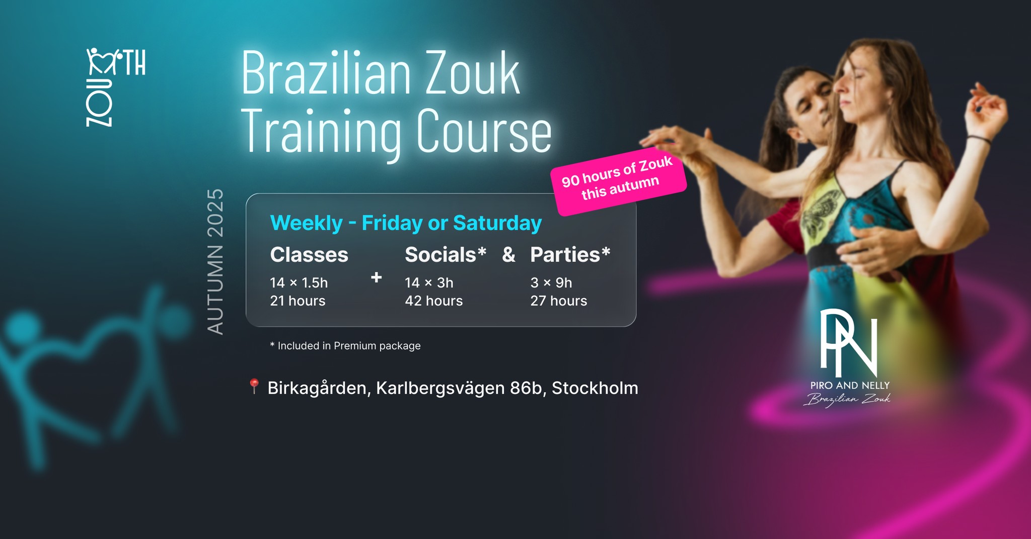 Brazilian Zouk Training Course with Piro and Nelly