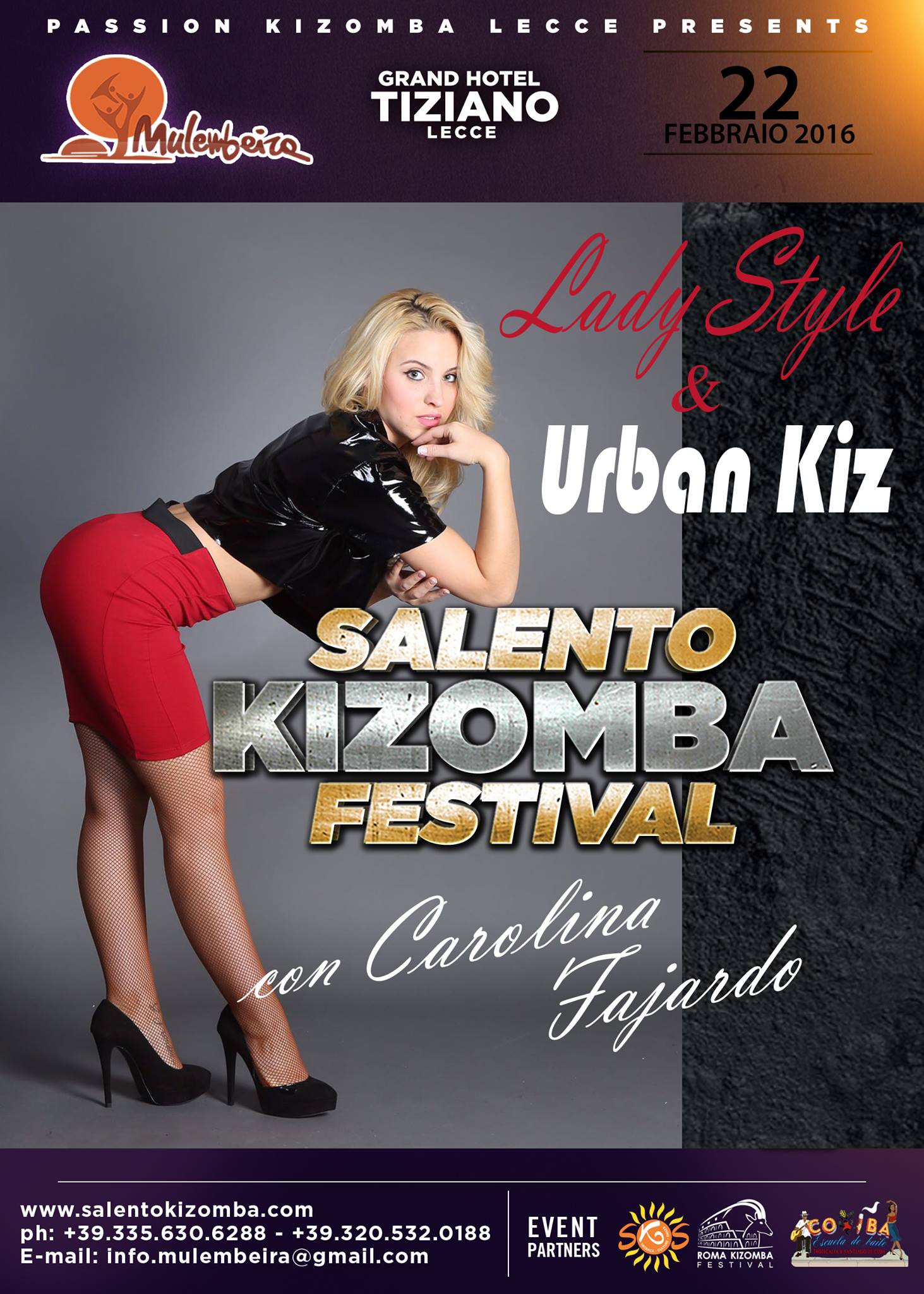 Stage di Lady Style & Urban Kiz con Carolina Fajardo