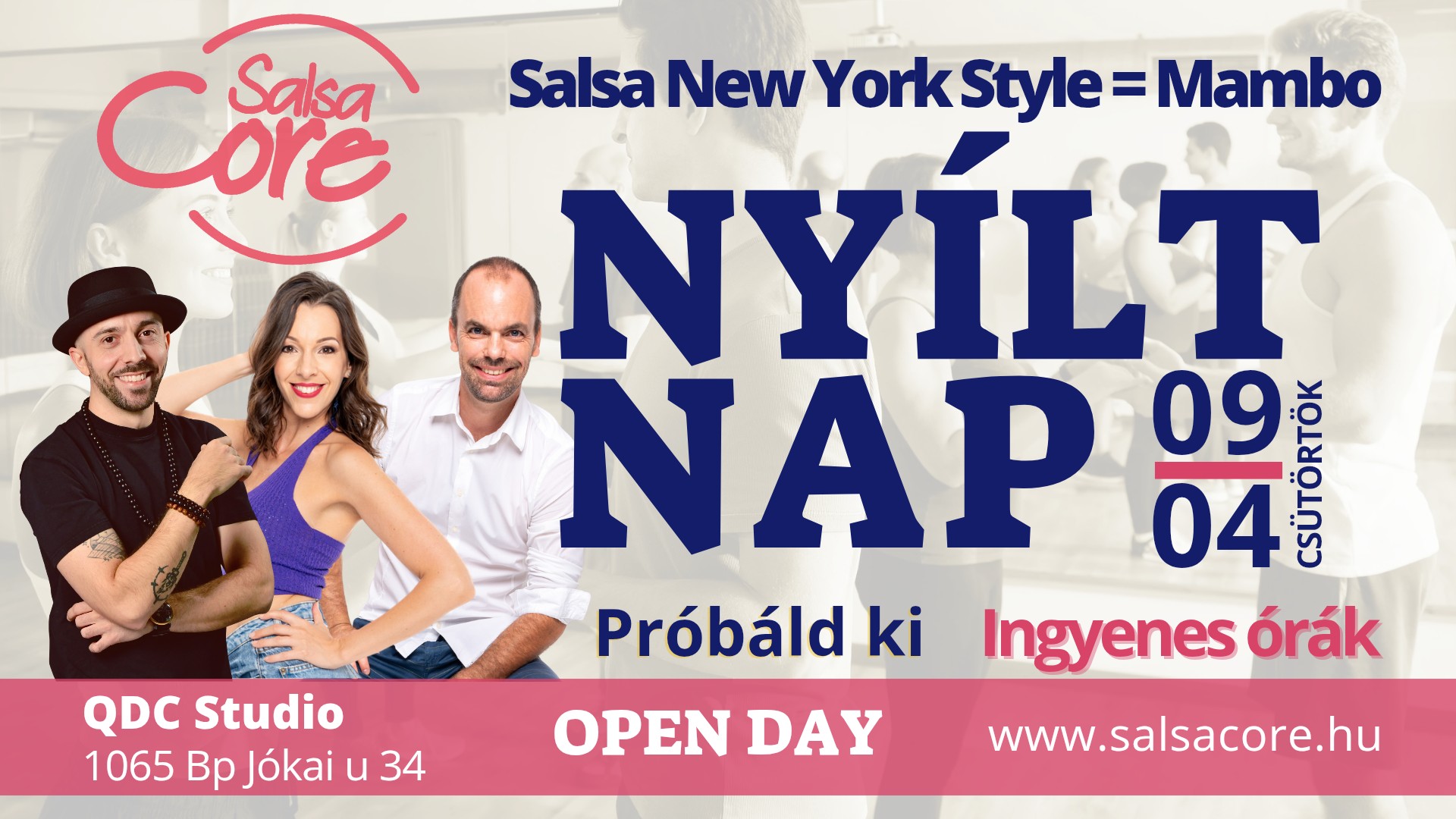 Nyílt Nap - Csütörtök a Salsa Core-ral