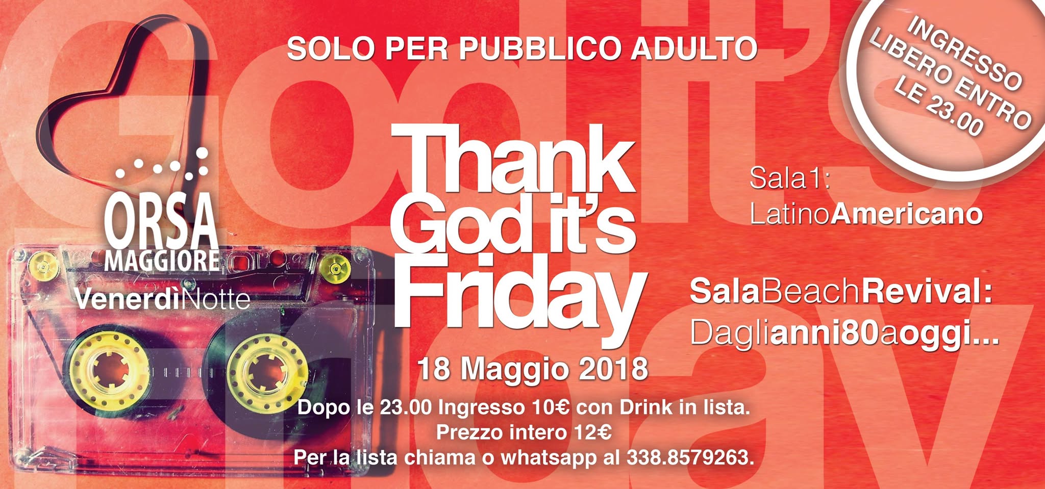 THANK GOD IT'S Friday pt2 - Venerdì OrsaMaggiore