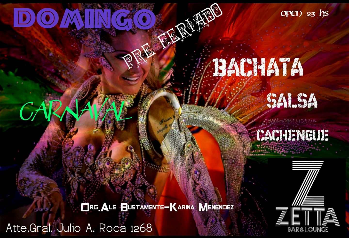 ZETTA BACHATA SALSA Cachengue DOMINGO CARNAVAL !!