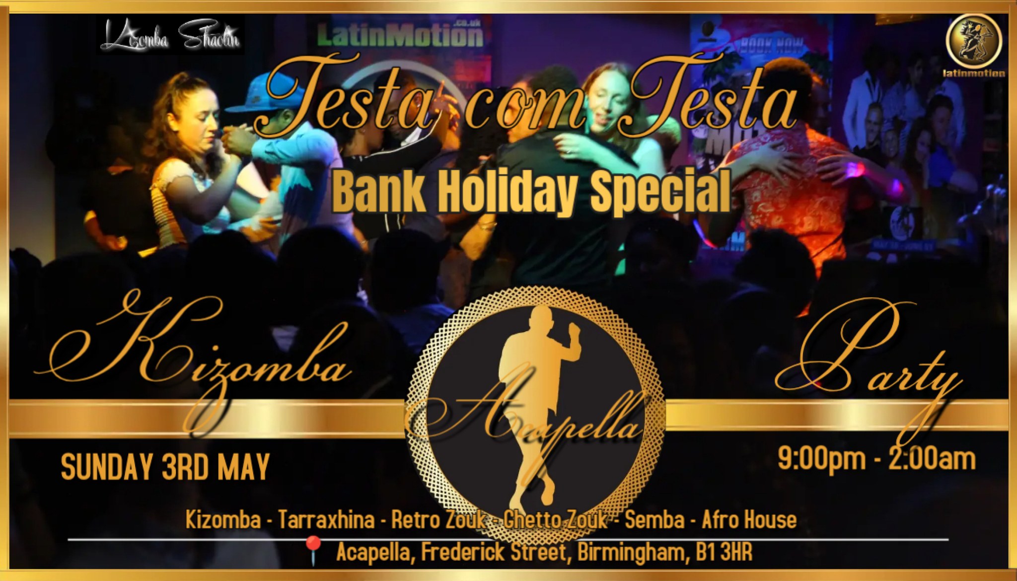 Testa com Testa Bank Holiday Special★Sunday 30th August★Acapella