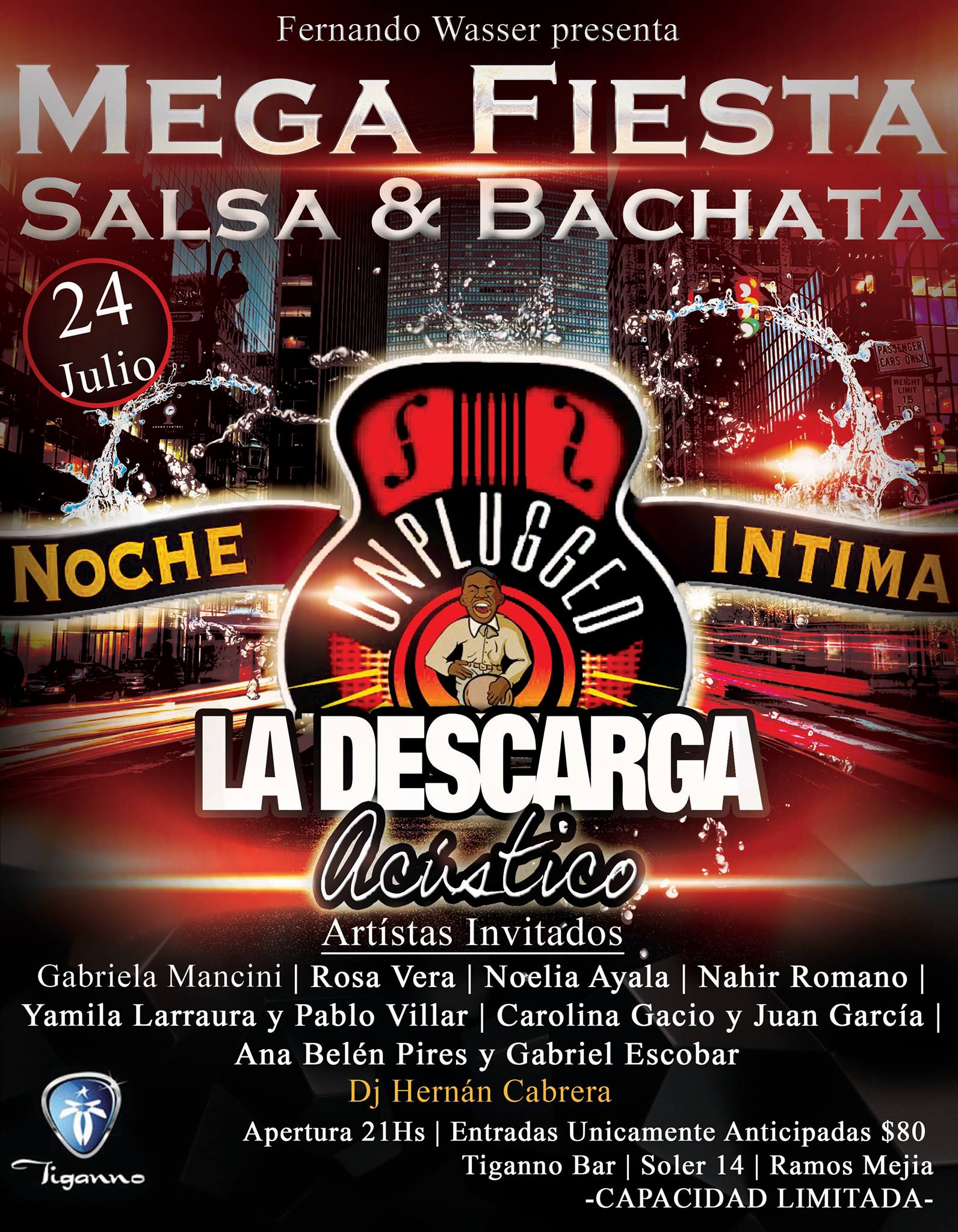 Mega Fiesta "Salsa & Bachata" Intimo