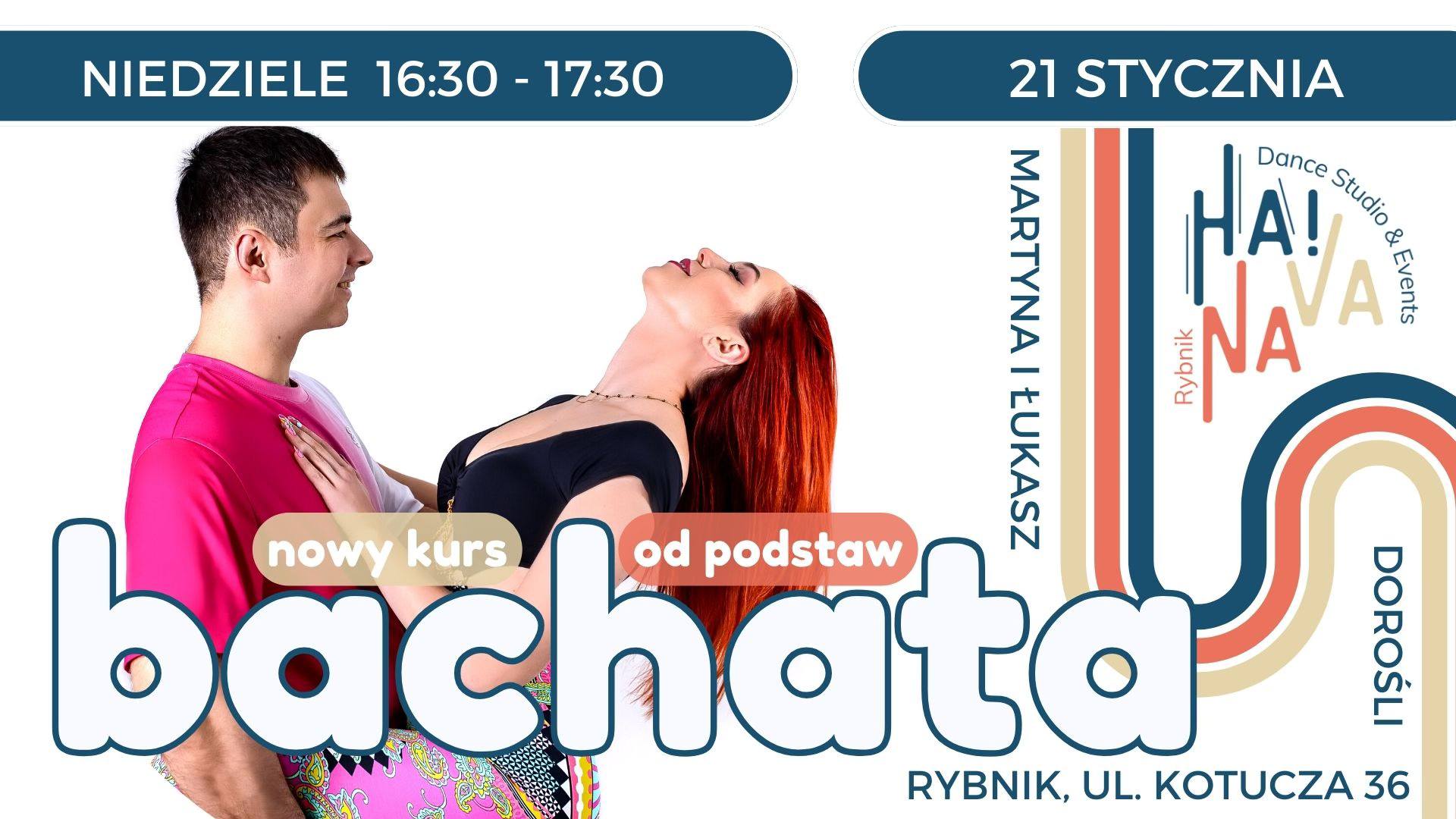 BACHATA w PARACH ✩ MARTYNA I ŁUKASZ ✩ OD PODSTAW ✩ RYBNIK ✩ NIEDZIELE 16:30