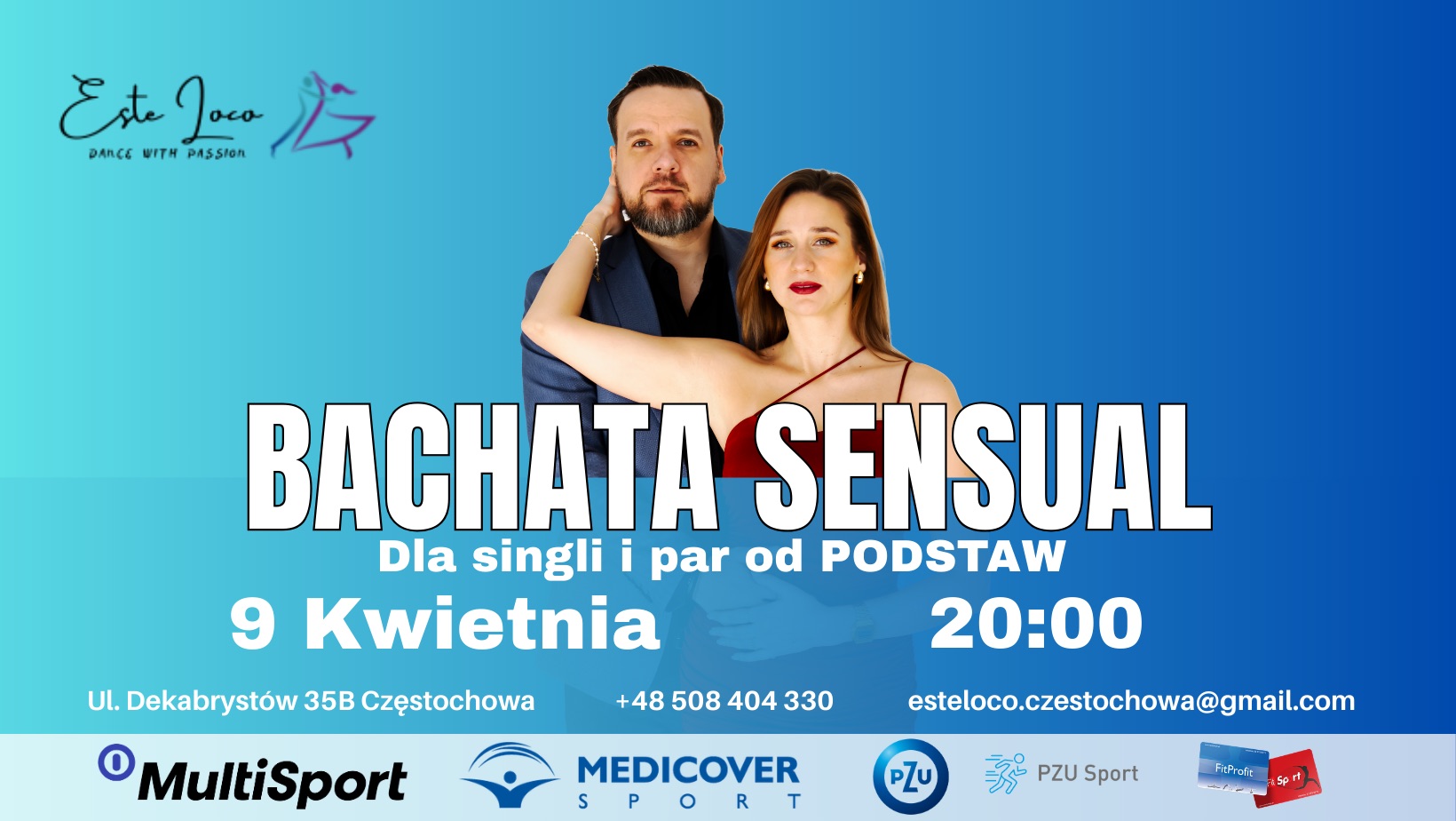 BACHATA SENSUAL dla singli i par od PODSTAW 9.04