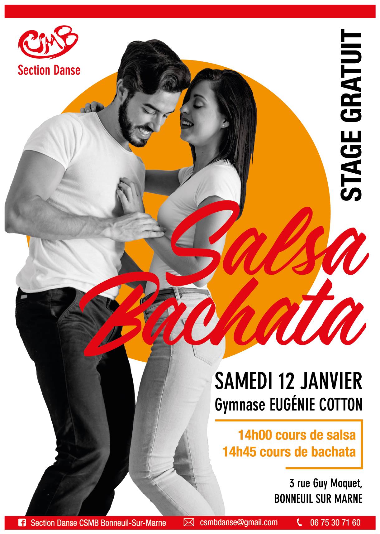 Salsa & Bachata - Stage de Découverte - Gratuit