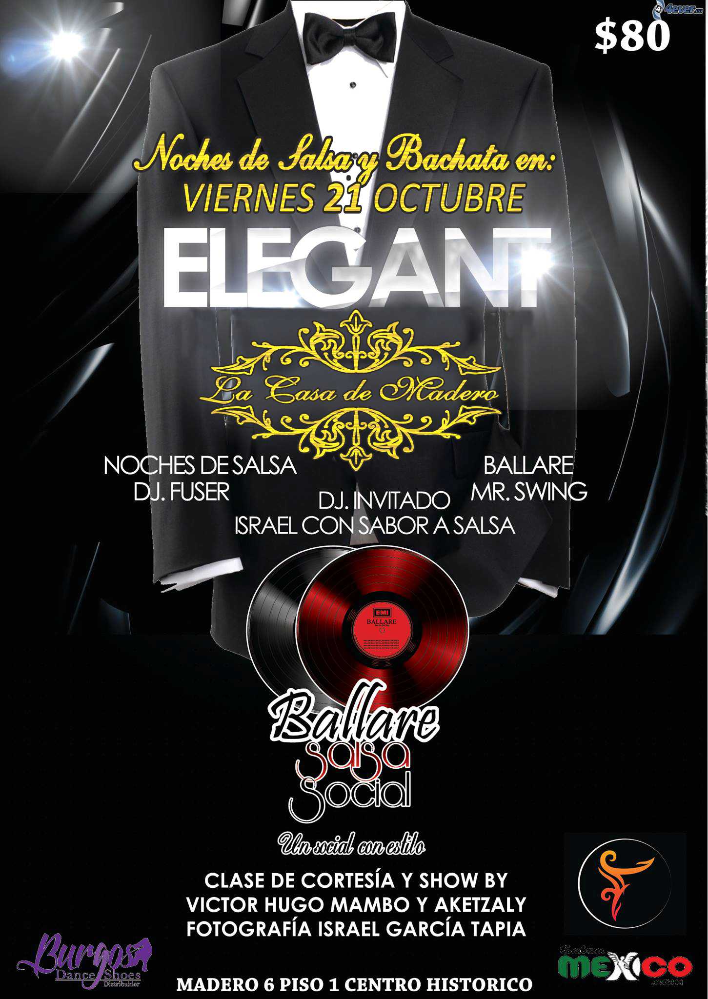 Noches de Salsa y Ballare en la Casa de Madero