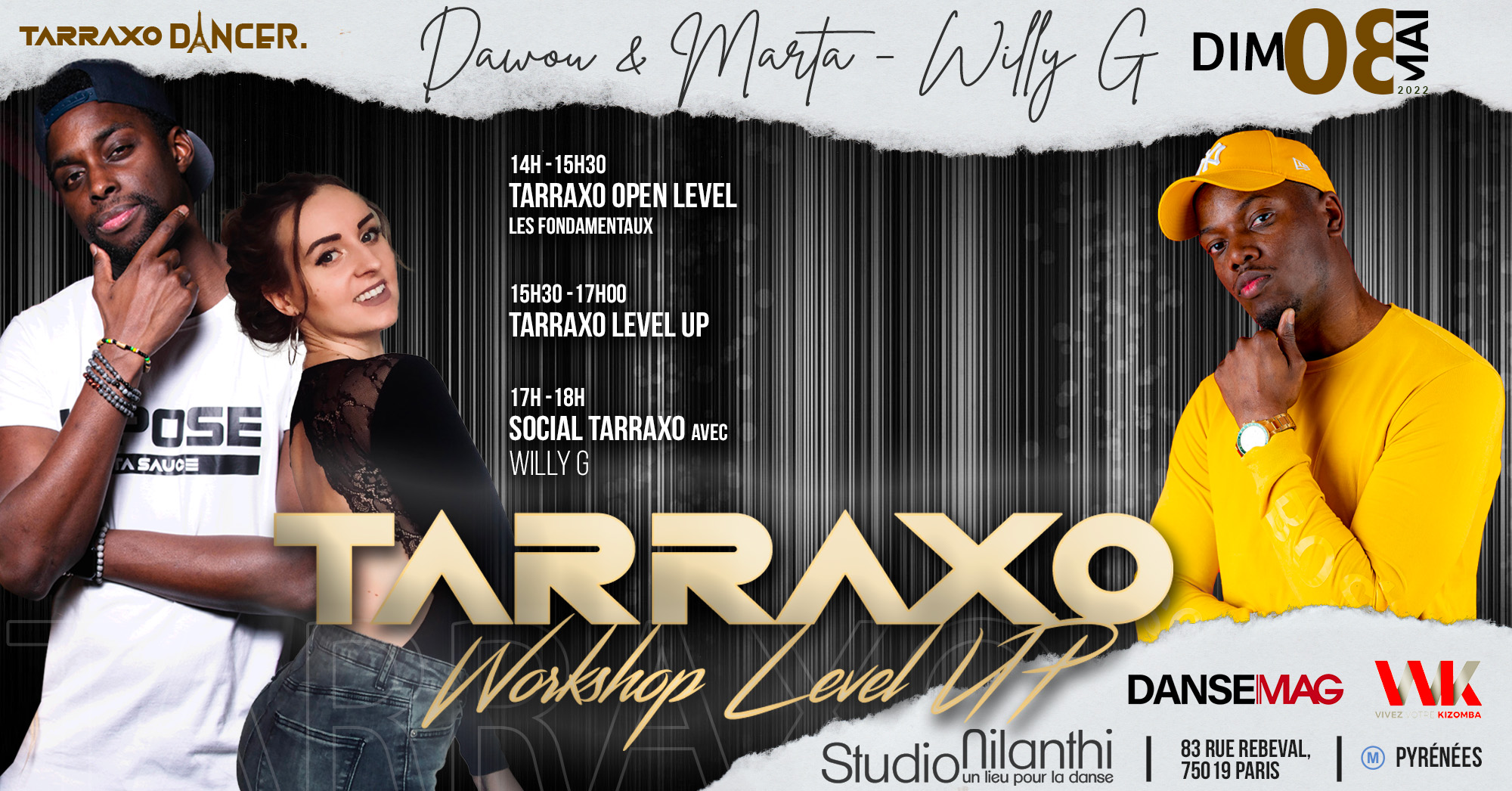 Level Up Workshop Tarraxo by Dawou & Marta - Willy G
